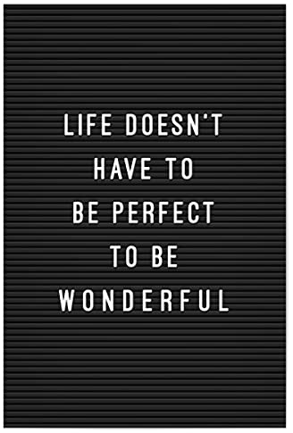 artboxONE Poster 60x40 cm Typografie Letterboard Wonderful Life - Bild Letter Inspiration Inspirational Quote