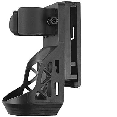 Taschenlampenholster, Tactical LED Taschenlampe Halterung, 360 ° Drehbar Polymer Holster mit Gürtelclip für Taschenlampendurchmesser liegt zwischen 1-1,25