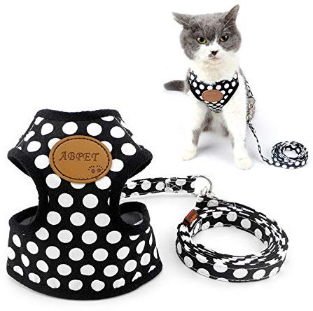 Small Dog Harness Camo No-Pull Puppy Padded Vest and Leash Set Step-in Walking Training Harness Boy Mesh Adjustable for Chihuahua Yorkie Teacup Blue S/11 ( Color : Black , Size : L(Chest:13.5-21.5 11