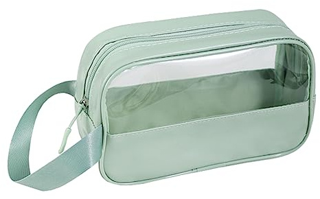 FIYUK Toiletry Travel Wash Bag Waterproof Portable Traveling Accessories Organizer for Women and Men, Green