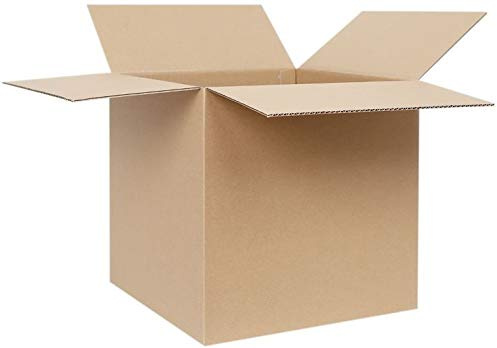 Fraktbox vikbar låda maxi brevlåda 1 korrugerad 2 korrugerad leveransmaterial förpackningsbox liten kvantitet (3 stycken, 53 x 53 x 53 cm dubbel korrugerad)