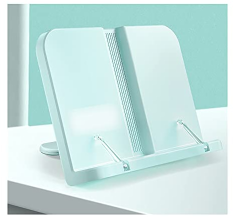 Buchständerhalter Buchhalter zum Lesen von Händen frei im Bett 180 Winkel einstellbar Kochbuchständer for die Anzeige Lernen Kochen tippen 9,1 x 8,7 cm Für Lesen und Lernen (Color : Groen)