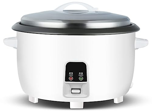 SilteD 8L-45L Cuociriso Commerciale Di Grande capacità Fornello Di Riso Elettrico Intelligente Pentola Per Zuppa Hotel Domestico Isolamento Automatico E Fodera Antiaderente Cuociriso,28L