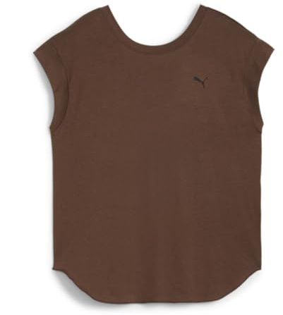 PUMA Unisex Studio Foundations Tee T-Shirts, Espressobraun, M EU
