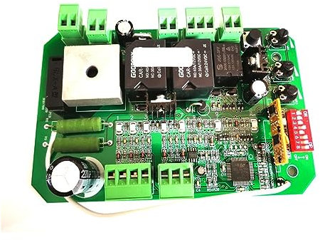 Tarjeta De Placa De Circuito De Controlador De Motor De Placa Base De Unidad De Control De Abridor De Puerta For Abridor De Motor De Puerta Corredera, Abridor de Puerta Automático(3 remote controls)