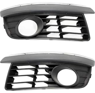 Stoßfänger Nebel Light Chrom Kühlergrill Nebel Leuchtbezug Nebel Leichtkühlerauto mit VW V MK5 1K0853665A 1K0853666a kompatibel