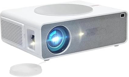KKENZA Projecteur Q10 Full HD Home Cinéma Cinéma 12000 Lumens LED 4K Projecteurs (WiFi)