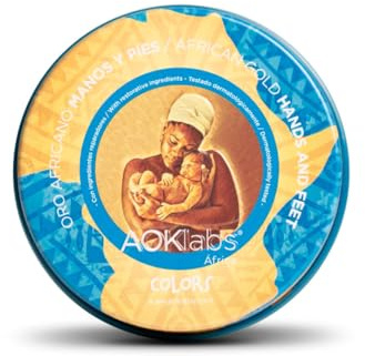 AOKlabs - Oro Africano Manos y Pies 50ml | PREPARACIÓN INTENSA SIN RESIDUOS GRASOS | 5 aceites biotecnológicos fermentados | MANTECA DE KARITÉ PURA | Hidratación profunda | PIEL SUAVE Y PROTEGIDA |