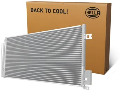 HELLA 8FC 366 220-881 Kondensator, Klimaanlage - Kühlrohre parallel