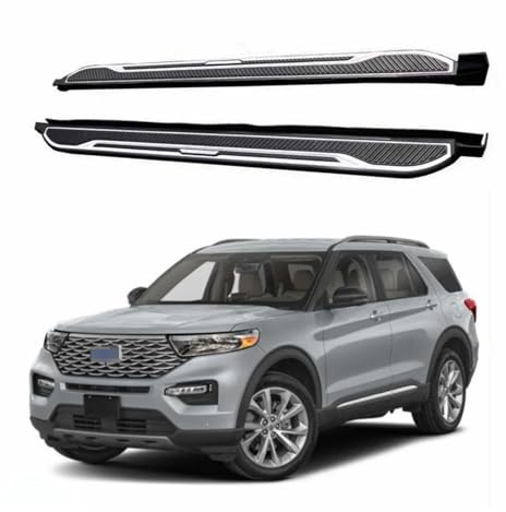 Marchepieds compatibles pour Ford Explorer 2019 – 2024, marchepieds latéraux, 2 pièces, pédales, barres de marche