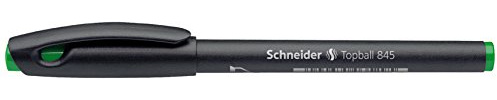 Schneider Schreibgeräte Tintenroller TOPBALL 845, mit stabiler Edelstahlspitze, 0,3 mm, grün