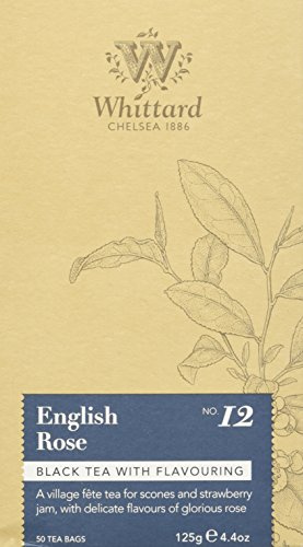 Whittard of Chelsea English Rose 50 Teabags