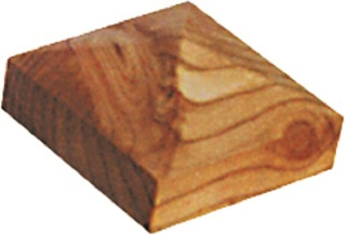 Gartenwelt Riegelsberger Tappo per pali in legno di larice a piramide, 90 x 90 mm, per pali fino a 7 x 7 cm, prodotto in Germania