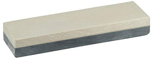 Pierre à aiguiser en acier damassé Jaune 250 x 60 mm
