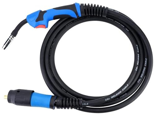 Estink Chalumeau de Soudage MIG/MAG MB15, Torche de Soudure CO², 4 Mètres, avec Connecteur Central Européen