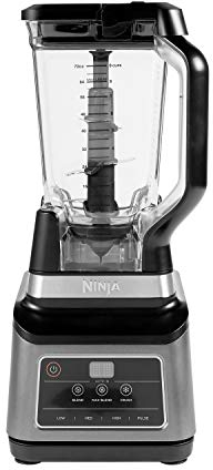Ninja Frullatore 2 in 1, 1200 W, caraffa 2,1L, tazza 700ml, 3 programmi Auto-iQ: Blend, Max Blend, Crush, 4 impostazioni manuali, lavabile in lavastoviglie, nero, BN750EU