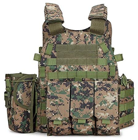 Homeilteds Militärische Taktische Weste Jagd Weste Outdoor Herren Weste Mit Trink Tasche Halter Camouflage Weste Waistcoat