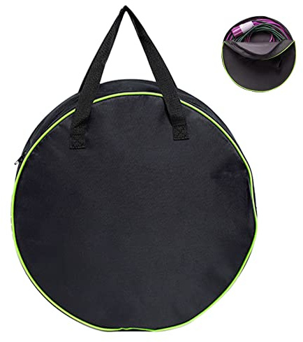 Jetisva EV Charging Cable Bag 40cm,Waterproof Car Tidy Storage Bag with Double Handle,Large Hose Zip Bag,Electric Hook Up Cable Carry Bag for Caravan Campervan Motorhome Van Storage