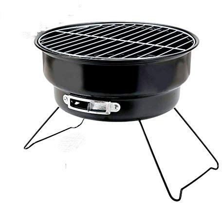 MOLVUS Premium tragbarer Holzkohlegrill für Picknick im Freien, für 1-3 Personen, Outdoor, Camping, Party, 2625 cm
