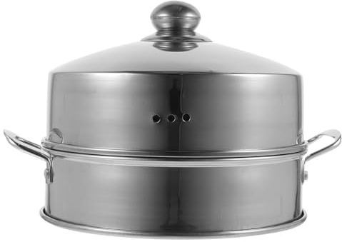 TOPBATHY Multi-functional Household Steamer Aluminium Alloy Steamer for Rice Eggs