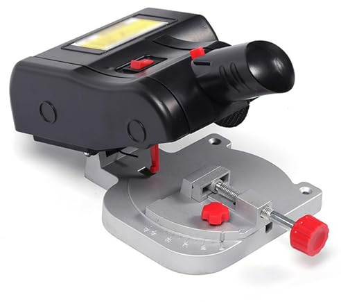 QUTBAG Benchtop Mini Miter Saw, 60W Miter Cut-off Chop Saw with 0-45° Adjustable, Cutting Thickness 12mm, Electric Cutting Tools for Wood, Stone and Metal