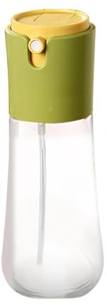 Dispensador de aceite – Pulverizador de aceite culinario, neblina de aceite apta para viajes, botella de bomba de aceite de cocina de 300 ml, pulverizador de aceite de ensalada y freír 2 en 1 con tapa