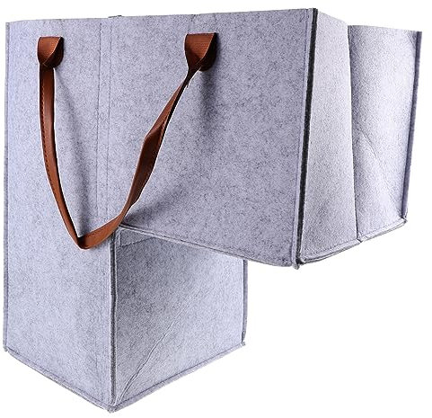 Mobestech Cesto Per Scale Con Manici Pieghevole Per Riporre Oggetti Vari Come Giocattoli Libri Vestiti e Calzini Organizzatore Per Scale Che Massimizza Lo Spazio