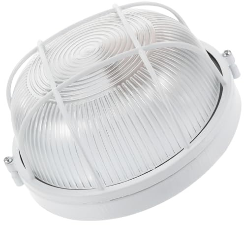 ABOOFAN Lampada Da Parete Per Sauna Luce Antideflagrante Realizzata in Zinco e Vetro Robusto Design Adatto Ambienti Umidi e Spazi Accessorio Per Sostituzione Luce Sauna