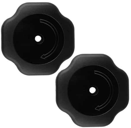 Gatuida Manopole in Plastica per Coperchio Pentola a Pressione, Manopola Superiore Ergonomica, Set 2 Pezzi per Ricambio, Resistente e Portatile, per Pentole da Cucina e Viaggi