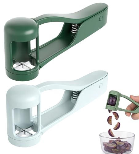 Weintrauben Schneider 2 Stück, Obstschneider Für Tomaten Und Trauben, Praktisches Küchengadget Mit Ergonomischem Griff, Einfache Handhabung Für Schnelles Schneiden Von Obst Und Gemüse, Ideal Für Famil