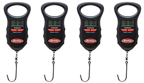 Berkley Digital Fish Scale - 50 LB Waage, Black/Red