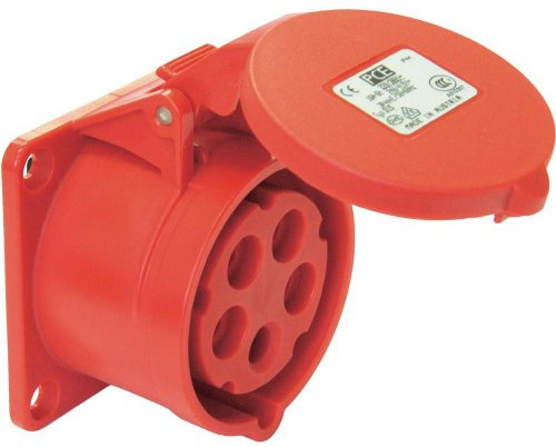 PCE Prise Femelle CEE 32 A 5 pôles PC Electric 325-6tt 400 V Rouge 1 pc(s)
