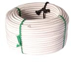 Chapuis - Sandow - Caoutchouc Elastique - Gaine Tressée - Résistance à la Rupture Indicative 40 kg - Diamètre 4 mm - Longueur 20 m - Haute Fiabilité - Blanc