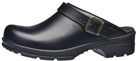 Sanita Dam San-Duty Open-Om Clogs, Svart svart 2, 44 EU