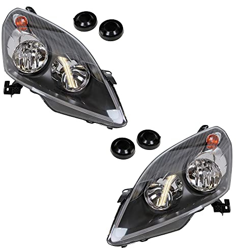 ATEC Germany BESTPRICE 2x Hauptscheinwerfer vorne links + rechts H1 / H7 Frontscheinwerfer mit Stellmotor für Leuchtweiteregulierung, Kompatibel mit OPEL ZAFIRA/ZAFIRA FAMILY B (A05)