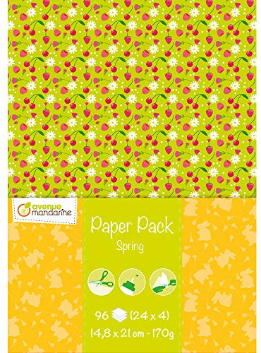 My Mandarine CC040C Paper A5 96 Blatt 80g Frühling sortiert