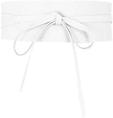Gloop Damen Mädchen Taillengürtel Breiter Wickelgürtel klassisch Schnüren Gürtel