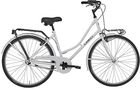 LABICI BIKECONCEPT Modello Olanda, Bicicletta Donna, Bianco (White), 26
