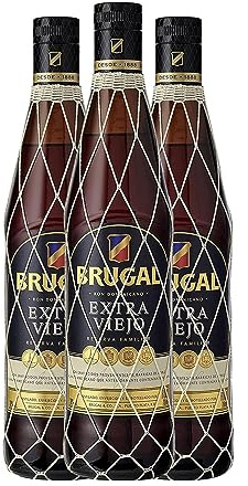 Ron Brugal Extra Viejo 70 cl (Caja de 3 Botellas de 70 cl)