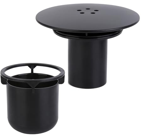 Shower Drain Cover, Yeelua Replacement Shower Trap Cover, Shower Hair Catchers, 115mm for 90mm Drain Outlet, Shower Plughole Cover, Shower Waste Trap Cover