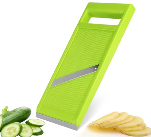 SuerZaro Chip Cutter Cabbage Shredder, Stainless Steel Food Slicer, Vegetable Chopper Kitchen Chopper for Potatoes Carrots Onions