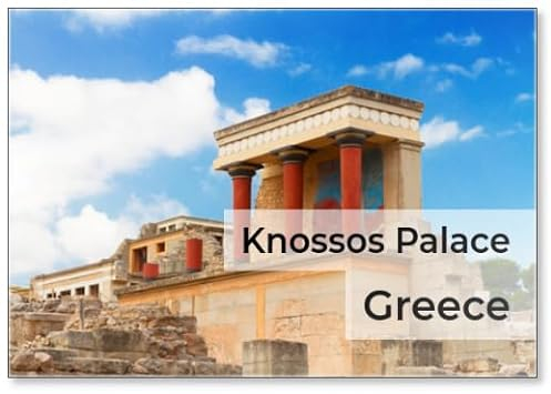Kühlschrankmagnet Knossos Palast auf Kreta, Griechenland