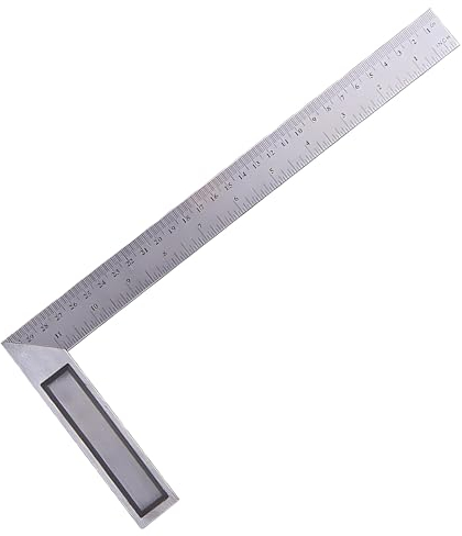 LNGJIN Rechter Winkel Werkzeug,300 mm 45° 90° Schreinerwinkel mit Anschlag,Zimmermannswinkel,Tischlerwinkel,mit Aluminiumlegierungsgriff,für Präzise Arbeiten Schreiner- und Schlosserarbeiten