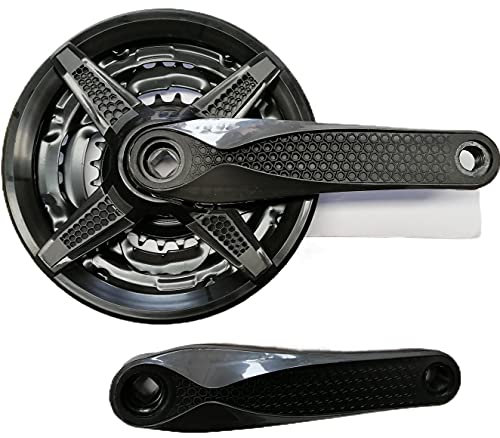 Skdvy Guarnitura Bici,Guarnitura Perno Quadro Camion di Montagna Roulette 24-34-42 Tre Fetta della Barra della Barra Placca della Ruota di plastica della Serratura della Bicicletta
