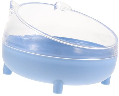 INOOMP Hamster-badehaus Mit Halbgeschlossenem Deckel Tragbarer Badebehälter Aus Kunststoff Für Hamster Zufällige Farbe