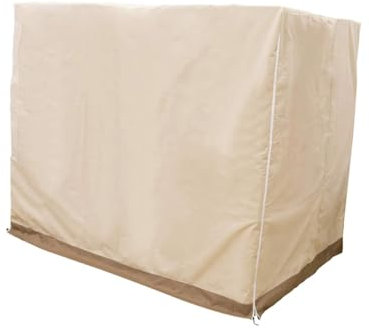 Happyyami Wasserdichter Outdoor Hängesessel Schutzbezug Kreative Abdeckung Für Gartenmöbel Beige Und Kaffee Für Schwingstühle Im Garten Terrasse