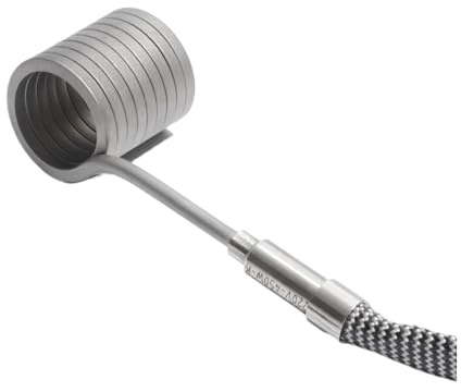 Heaters，Compatible for LJXH，20mm Electric Hot Runner Spiral Coil Nozzle Band Heaters with K Thermocouple 3x3 Cross Section(300W 20x25mm(IDxL))