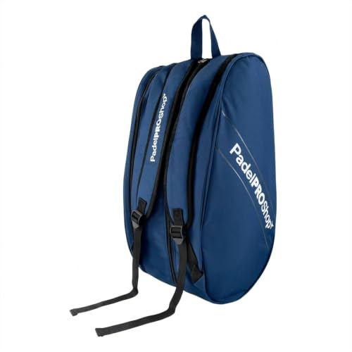 Paletero de Pádel PadelPROShop - Bolsa de Pádel Gran Capacidad 56x42x18 cm, Mochila Resistente de Poliéster para Palas y Equipamiento, Color Azul Unisex.