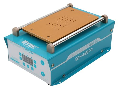 LCD-värmeplatta skärm separator 400 W, för 7 tums skärmar eller mindre, LCD-skärmseparator, temperaturområde 0–140 ℃, 3 snabbknappar för snabb temperaturinställning, LCD-värmeplatta