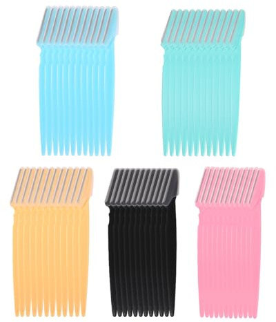 HUVZOR 60 pièces Rasoir à sourcils de sécurité pour le visage - Outil de dermaplaning exfoliant pour femmes et hommes